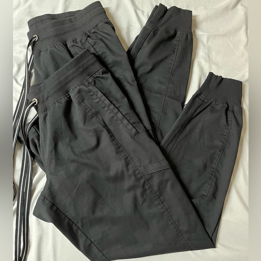 TWO PAIRS Healing Hands Small Petite Jogger Scrub Pants
